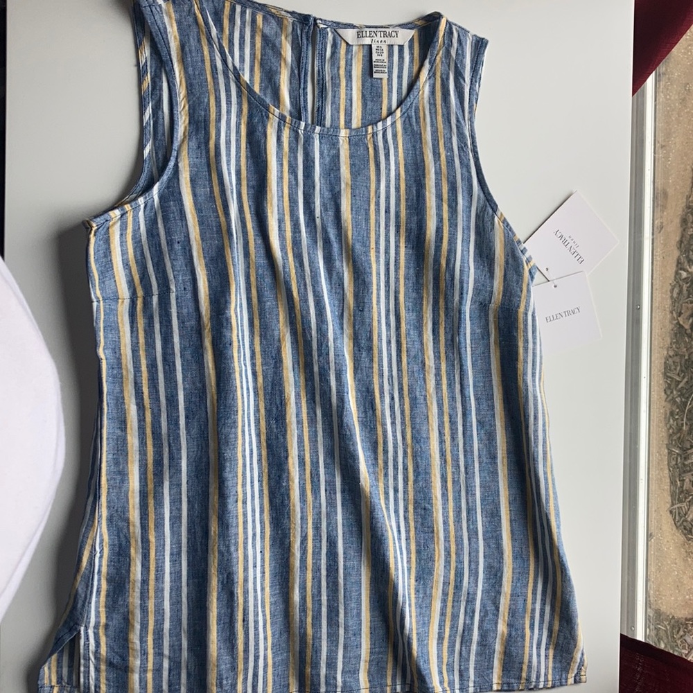 Ellen Tracy Linen top